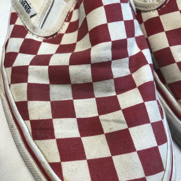 Vans Checkerboard Sneakers, used condition Men’s 7.5 Women’s 9 - Picture 6 of 14